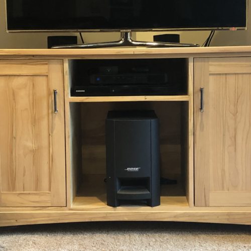 Oak Custom Wood TV Stand